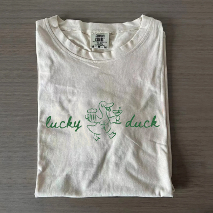 St Patricks Day Lucky Duck T-Shirt