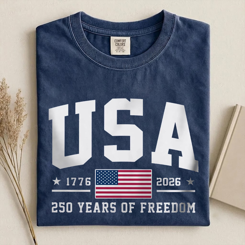 USA 250th Anniversary Patriotic T-Shirt