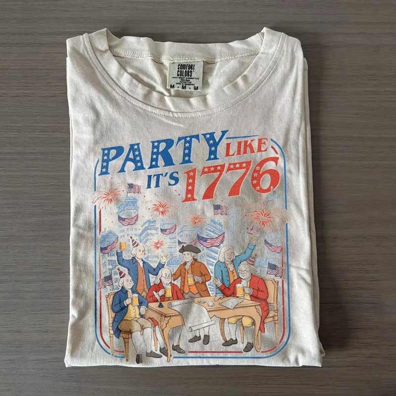 Party Like It’s 1776 Funny Founding Fathers T-Shirt