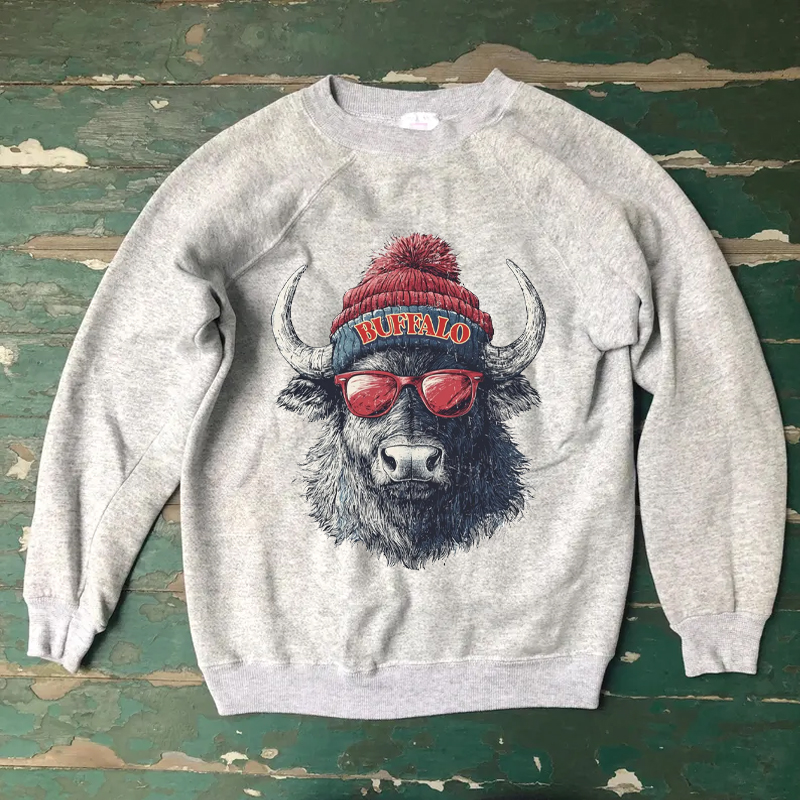 Buffalo Football Mascot Sweatshirt
