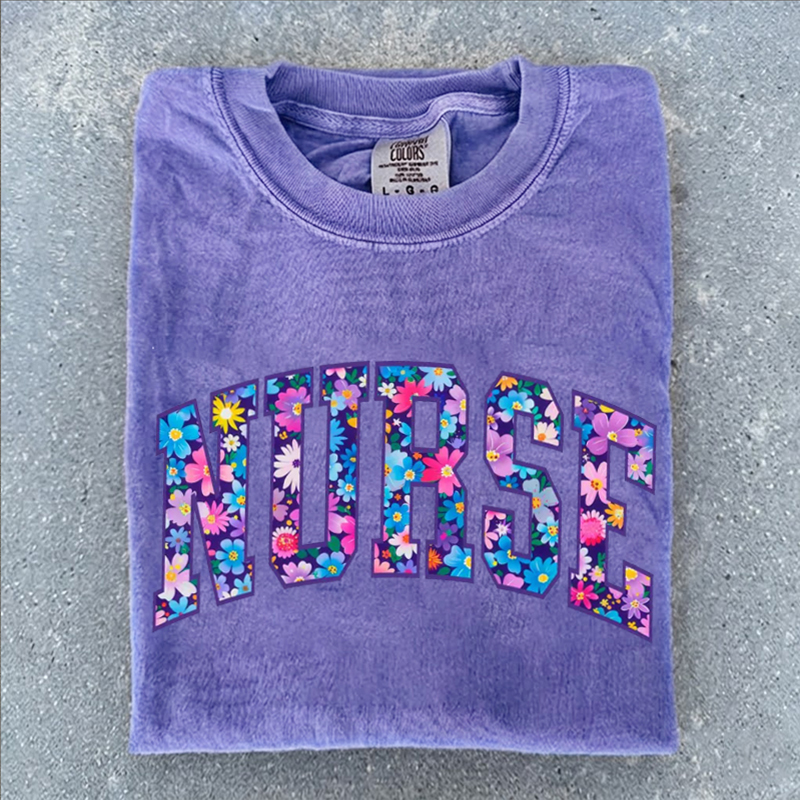Wildflower Nurse T-Shirt