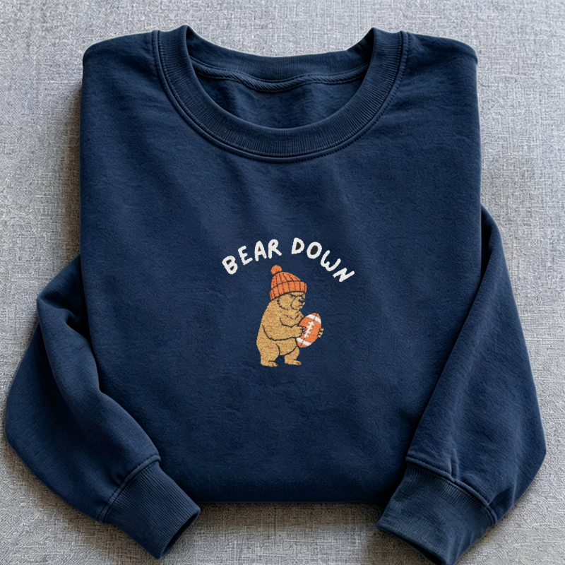 Embroidered Chicago Football Sweatshirt