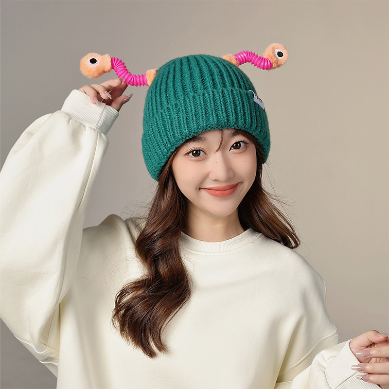 Glowing tentacles knitted hat