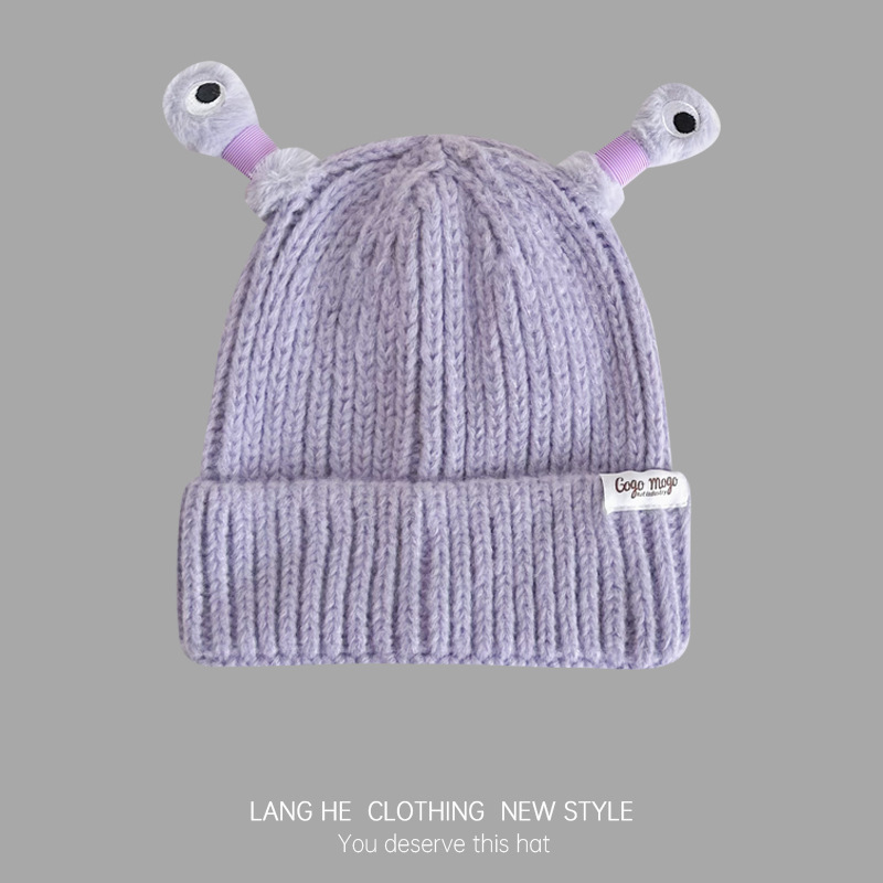 Glowing tentacles knitted hat