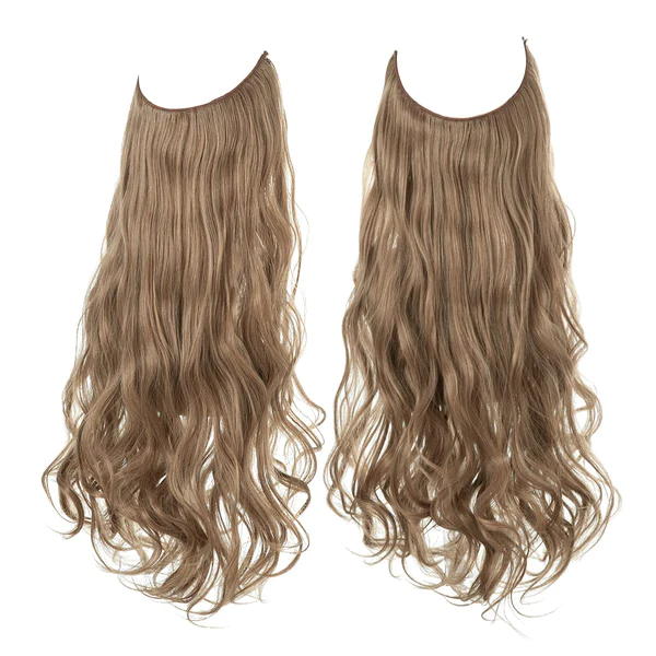 Braunblonde Haarverlängerungen