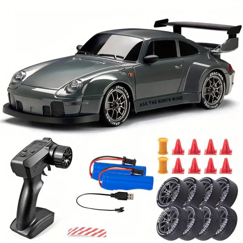 RC Drift Car – 1:24 Scale 4WD Remote Control Racing Car with 2.4GHz & 