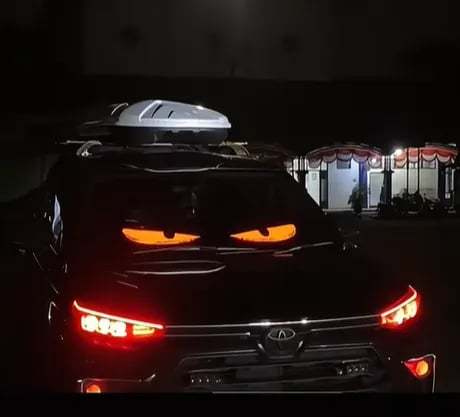 Colorful Eye Lamp Soft Screen for Car Windows