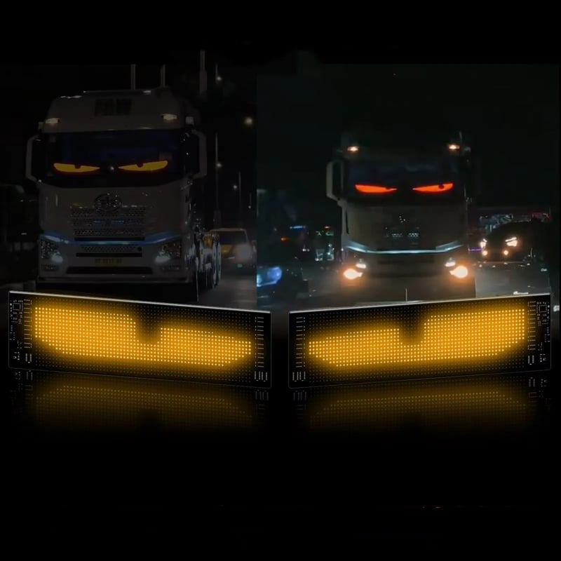 Colorful Eye Lamp Soft Screen for Car Windows