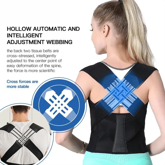 Anti-hunchback posture correction belt