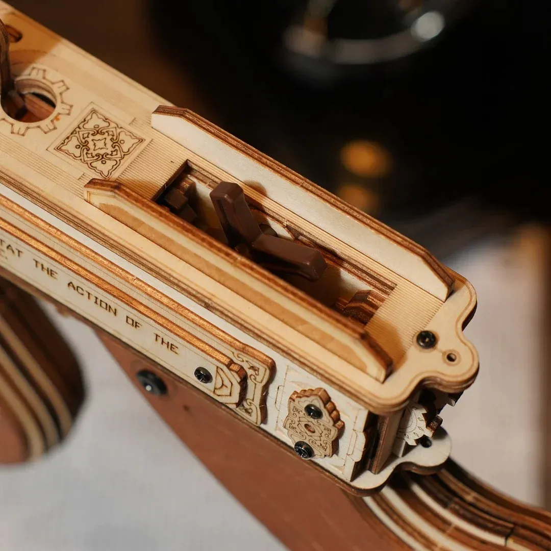 Thompson Submachine Gun Toy 3D Wooden Puzzle