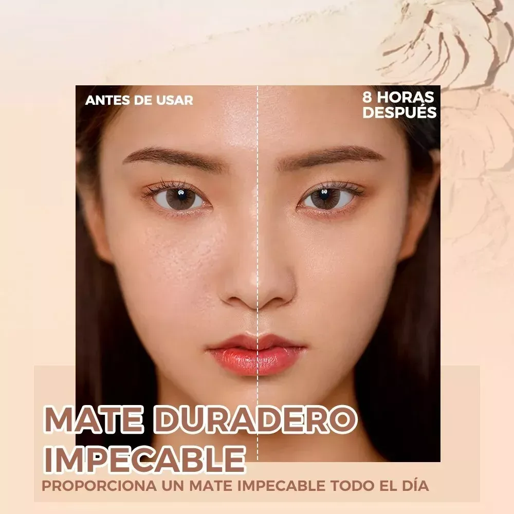 Sace Lady Base De Maquillaje Polvo Compacto Fijador Matte