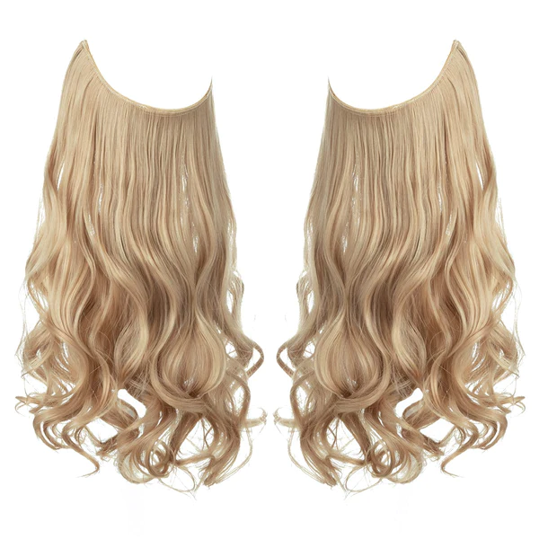 Sand blonde hair extensions