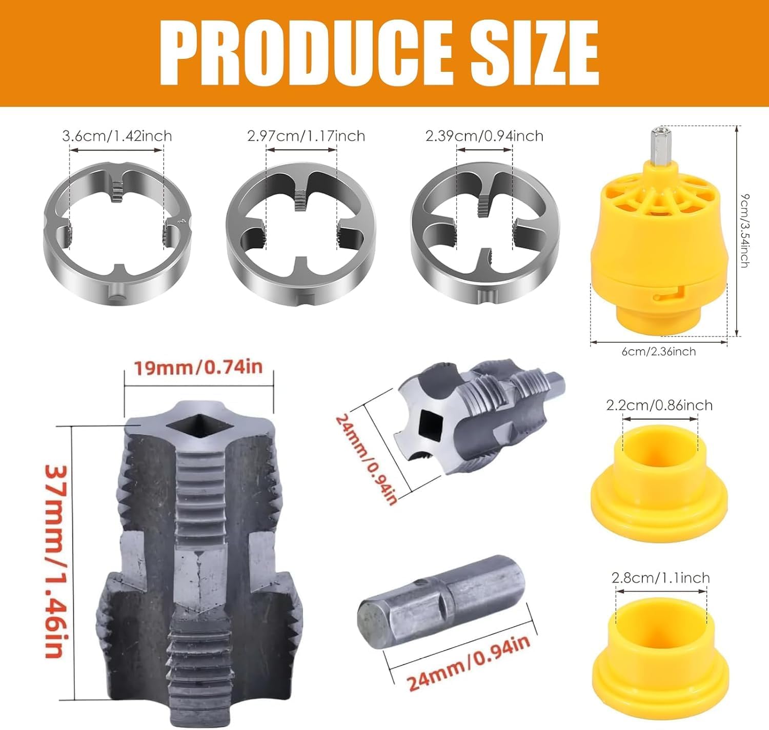 PVC Pipe Threader Kit Pipe Thread Opener
