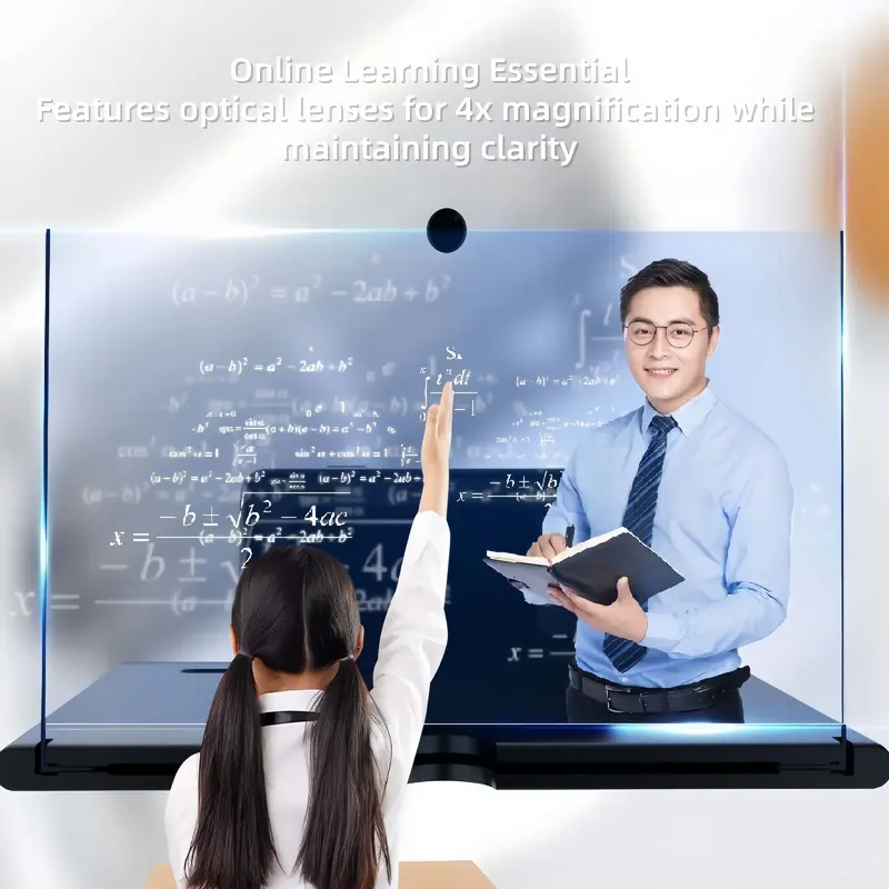 12"Mobile Phone Magnifier - Ultra-HD Screen Magnifier for Easy TV Viewing, Orientation for Landscapes Use Eye Protection Full-Screen Mobile Phone Magnification