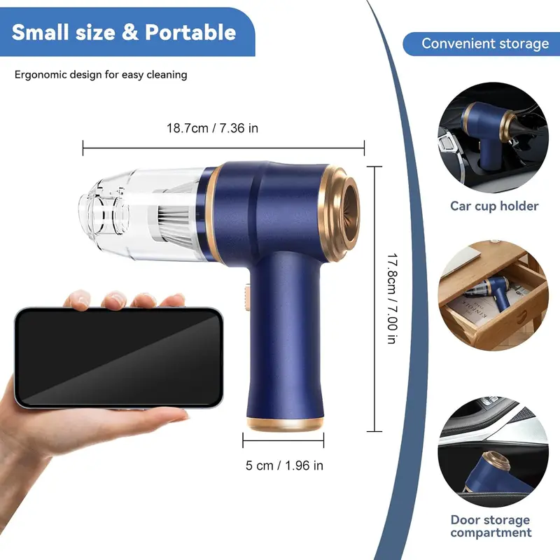  Handheld Car Vacuum Cleaner