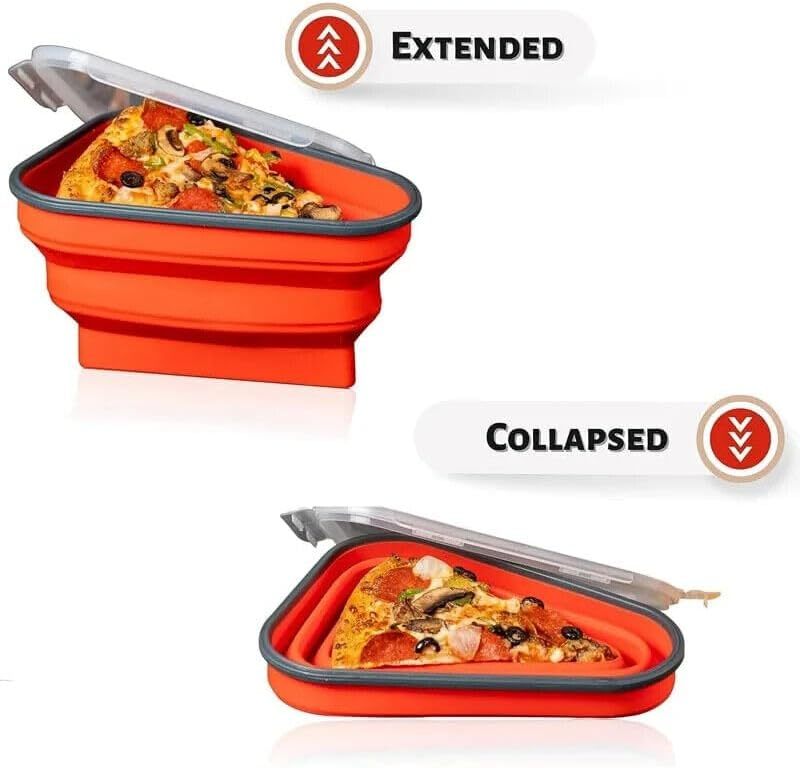 Reusable pizza storage containers