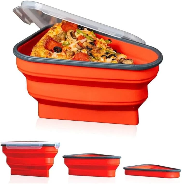 Reusable pizza storage containers