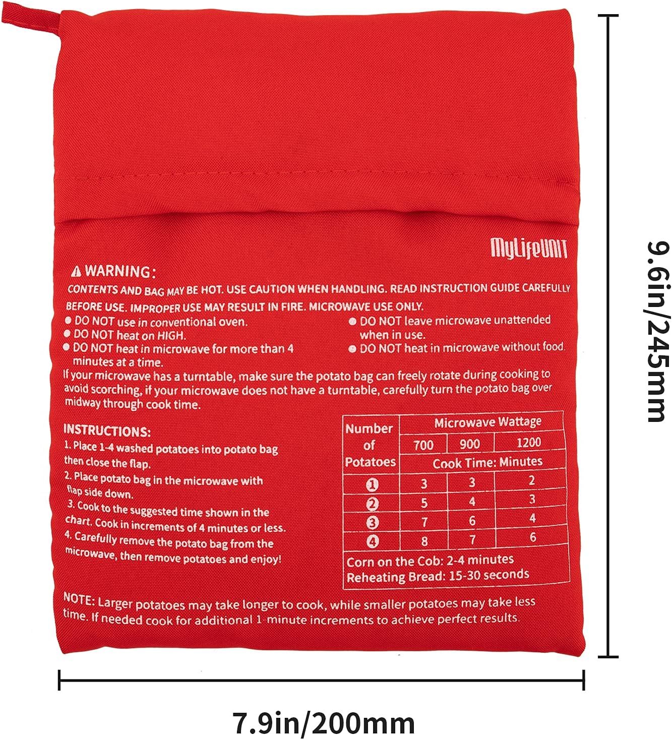 Baked Potato Microwave Baking Bag