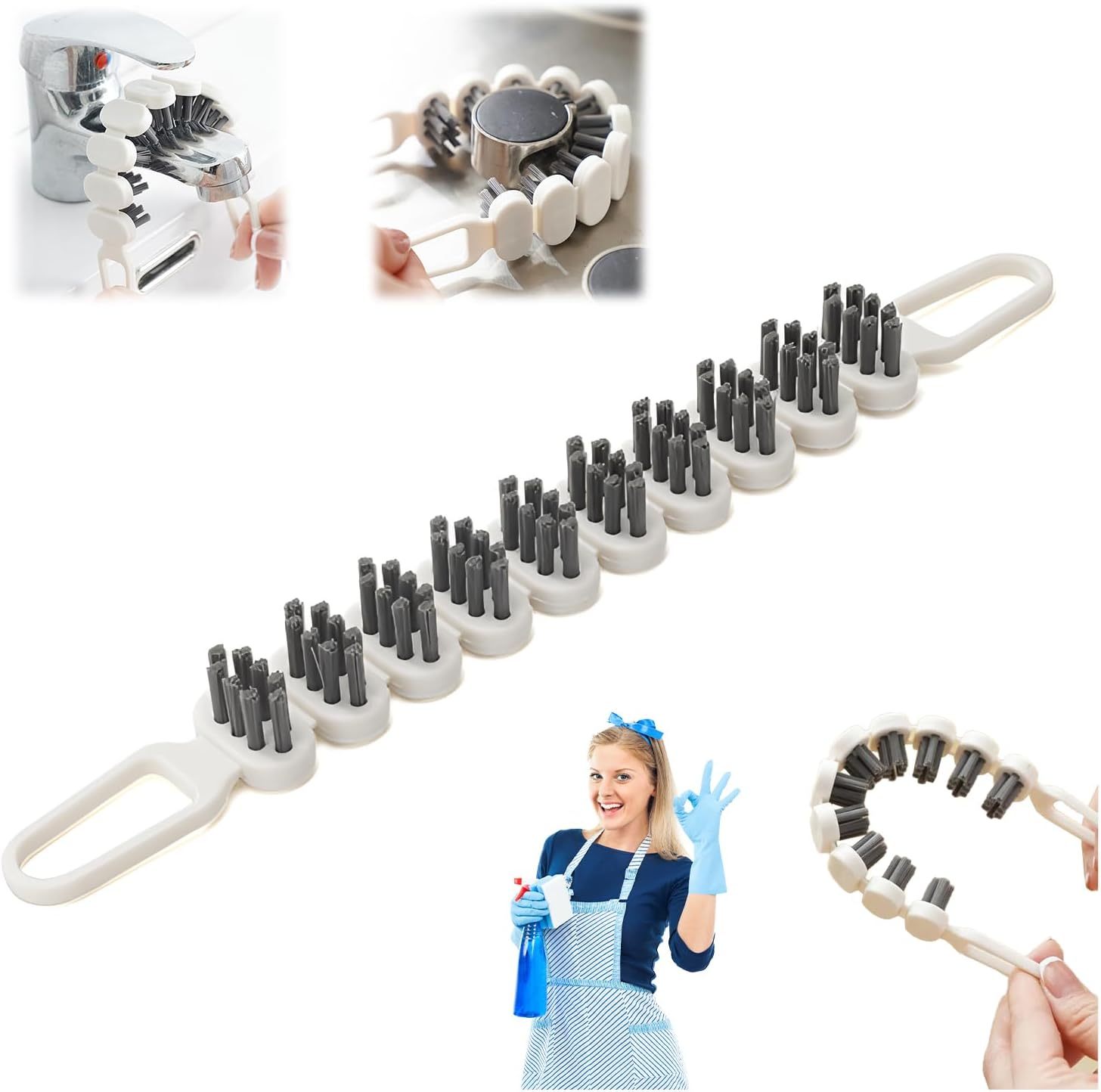 Bendable Multifunctional Cleaning Brush
