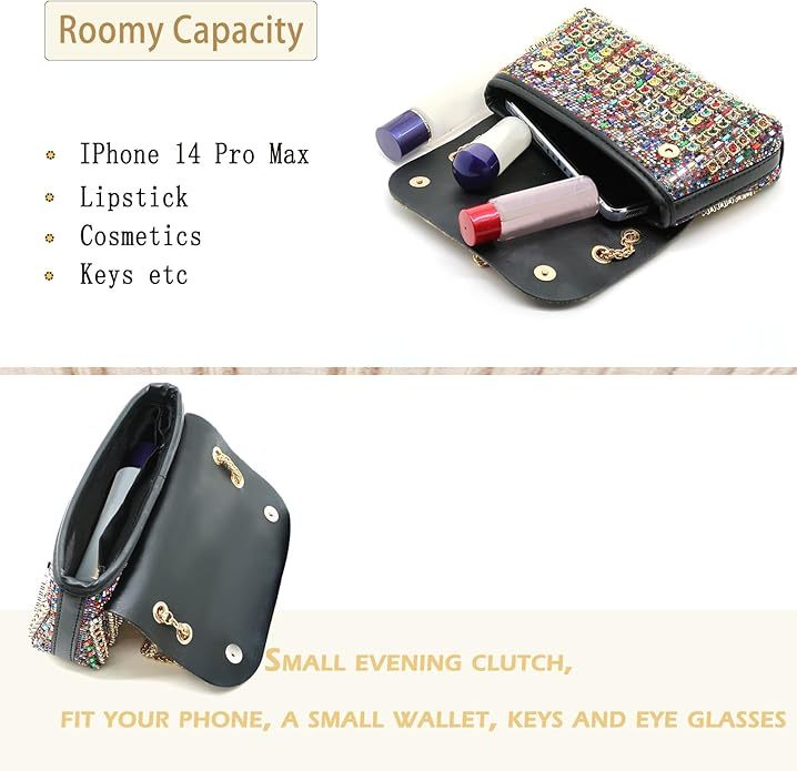 Rhinestone Evening Clutch Purse