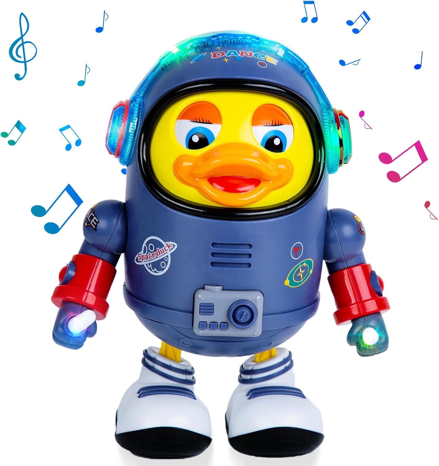 Dancing Space Duck Toy for Kids with Music