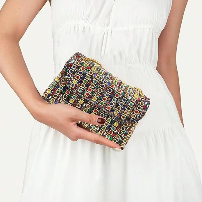 Rhinestone Evening Clutch Purse