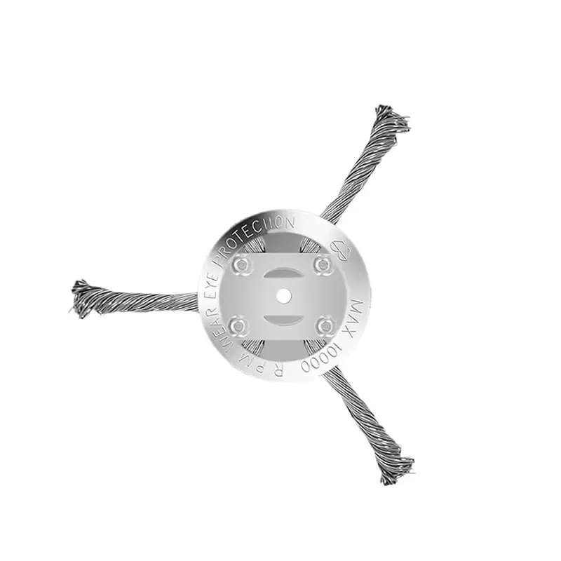 6 inch Steel Wire Rotary Brush Cutter Trimmer Head