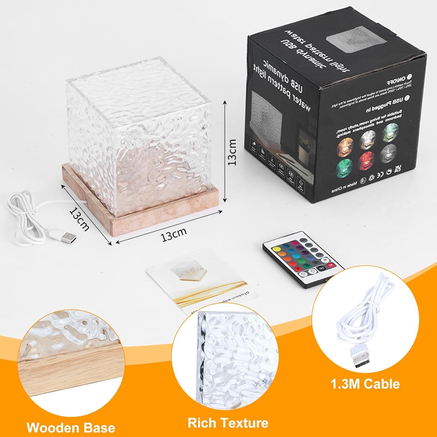 Aurora Glow Ocean Wave Projector Lamp,