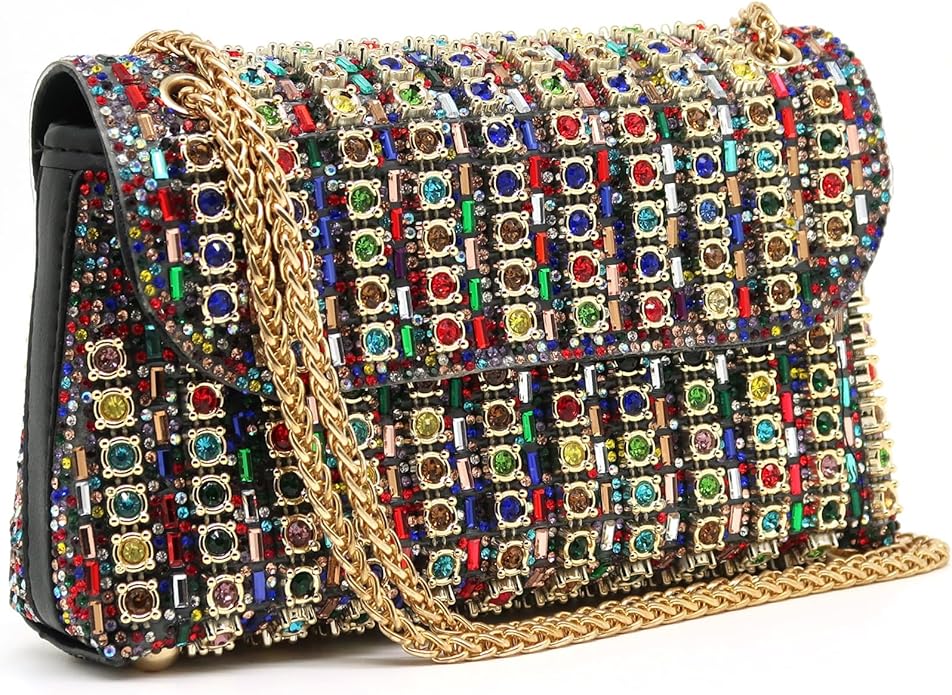 Rhinestone Evening Clutch Purse