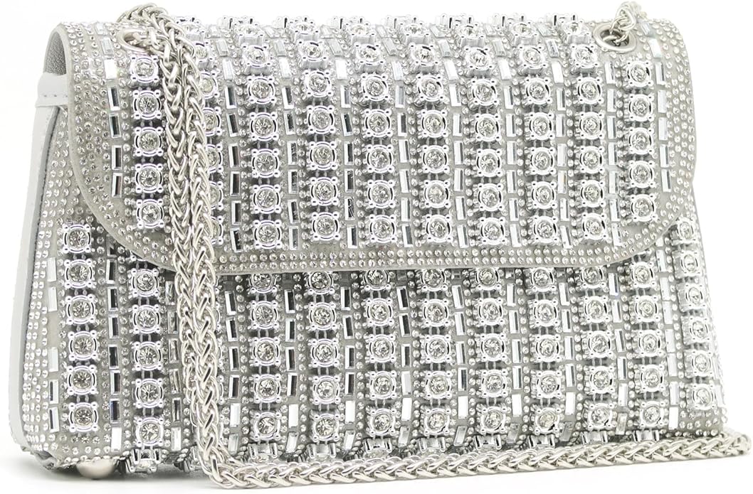 Rhinestone Evening Clutch Purse
