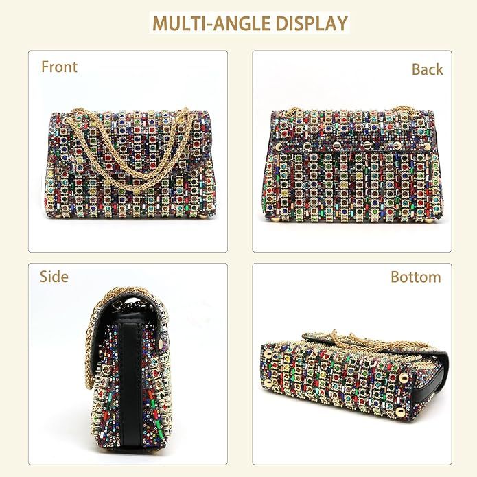 Rhinestone Evening Clutch Purse