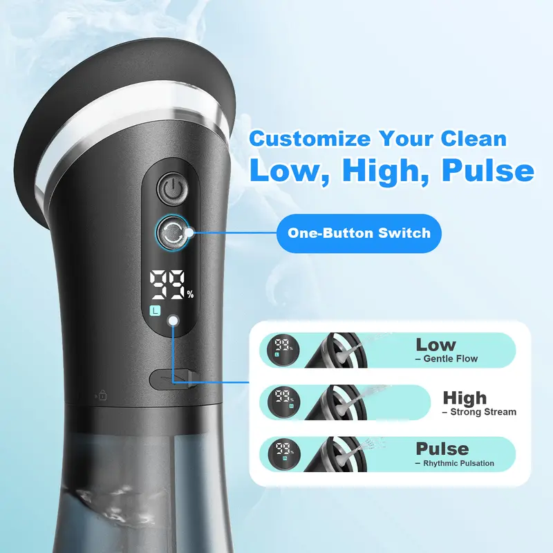 BlackFriday  E80 Upgraded 2-in-1 Ear Wax Removal Kit with Built-in Waste Tank, Rechargeable Water Spray, 4 Pressure Settings - Safe & Effective Ear Canal Irrigation System for Earwax Removal