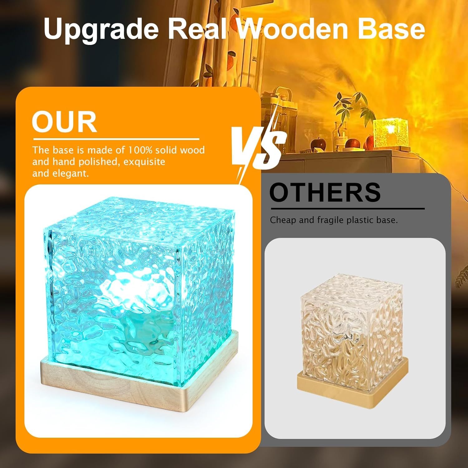 Aurora Glow Ocean Wave Projector Lamp,