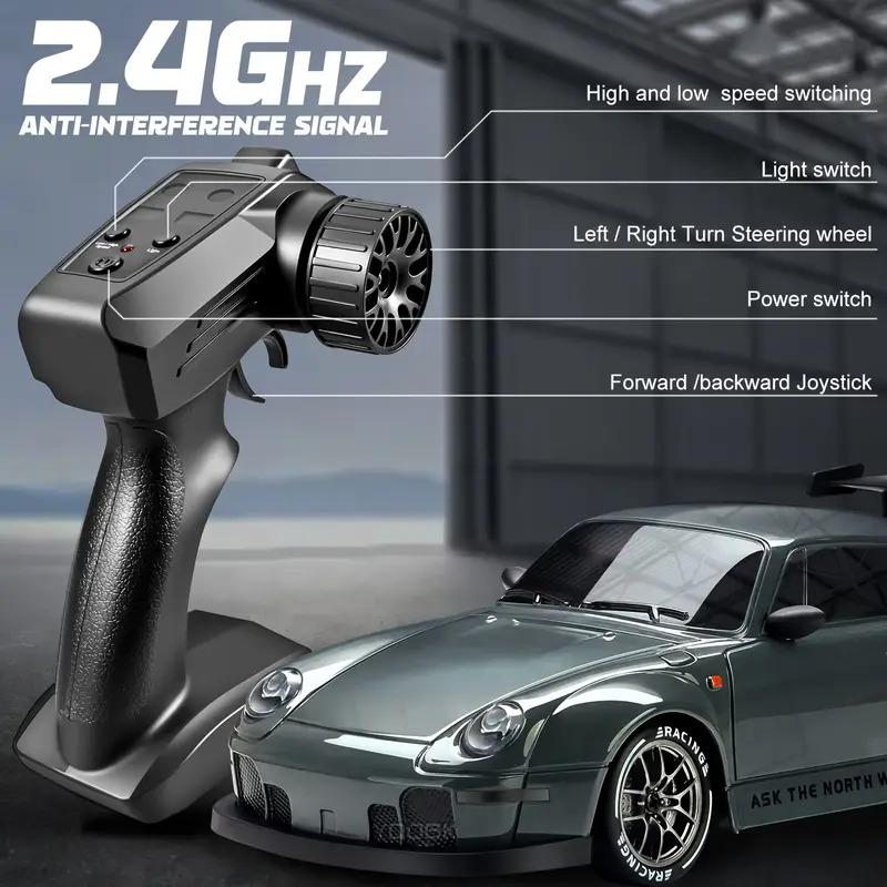 RC Drift Car – 1:24 Scale 4WD Remote Control Racing Car with 2.4GHz & 12.4mph Speed
