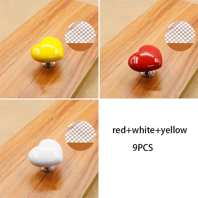 Heart shaped toilet tank button