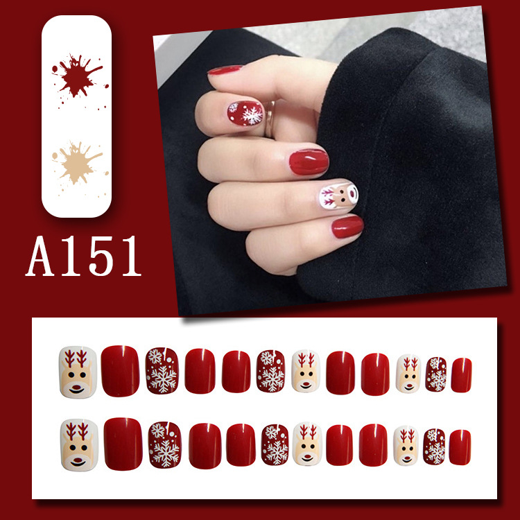 Christmas Pattern Nails-A151