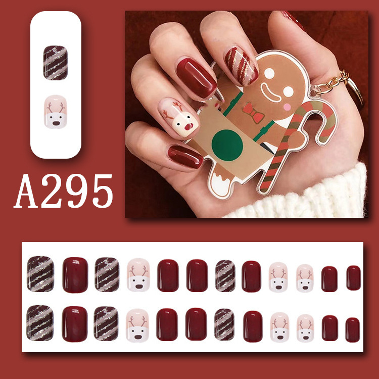 Christmas Pattern Nails-A295