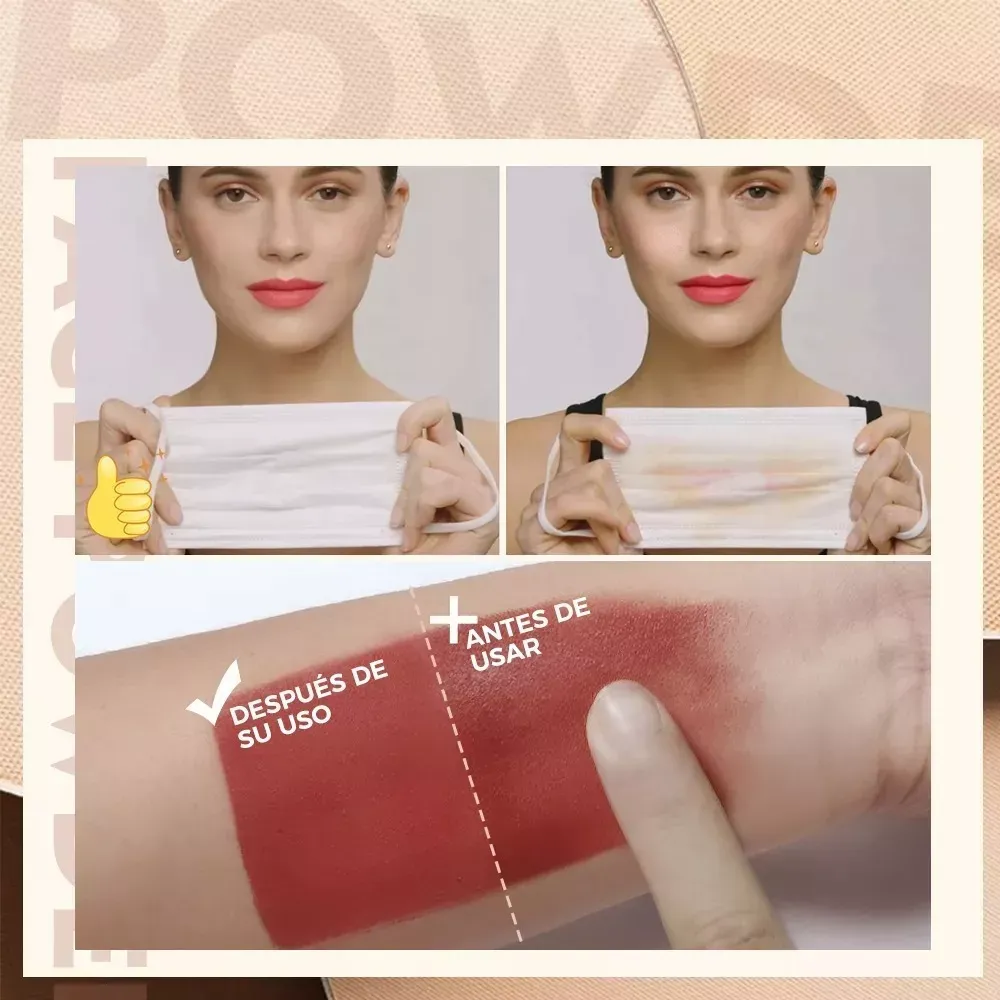 Sace Lady Base De Maquillaje Polvo Compacto Fijador Matte