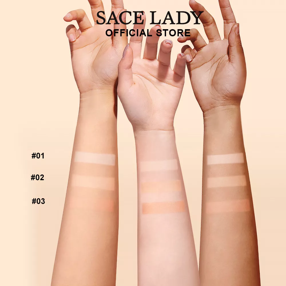 Sace Lady Base De Maquillaje Polvo Compacto Fijador Matte