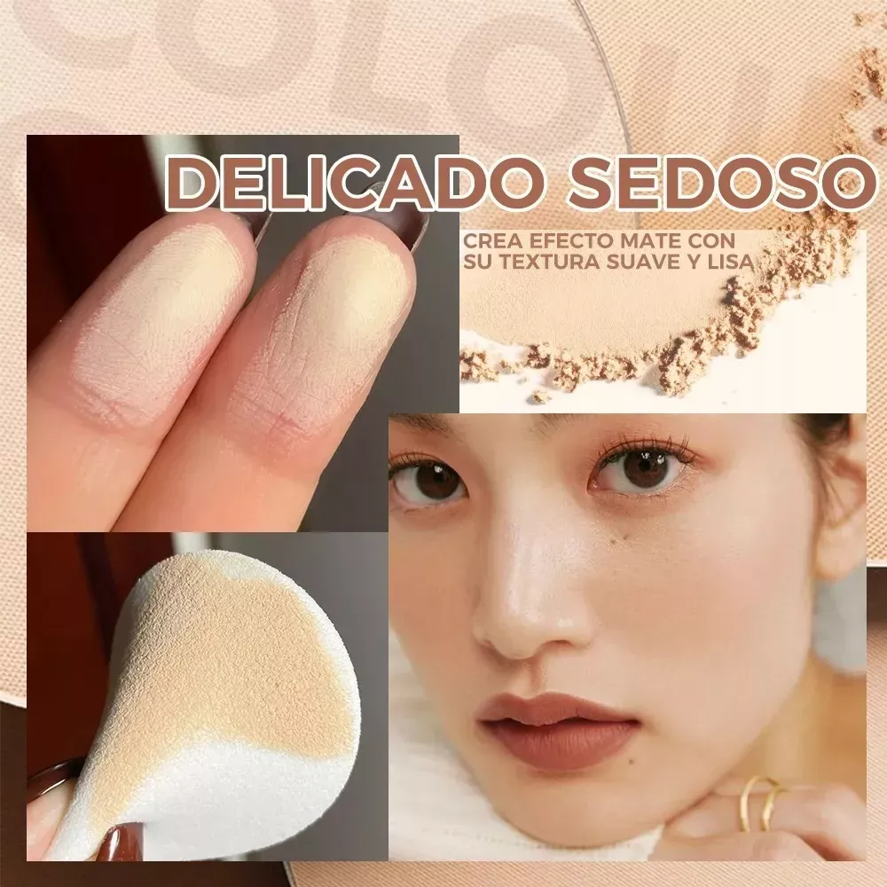 Sace Lady Base De Maquillaje Polvo Compacto Fijador Matte