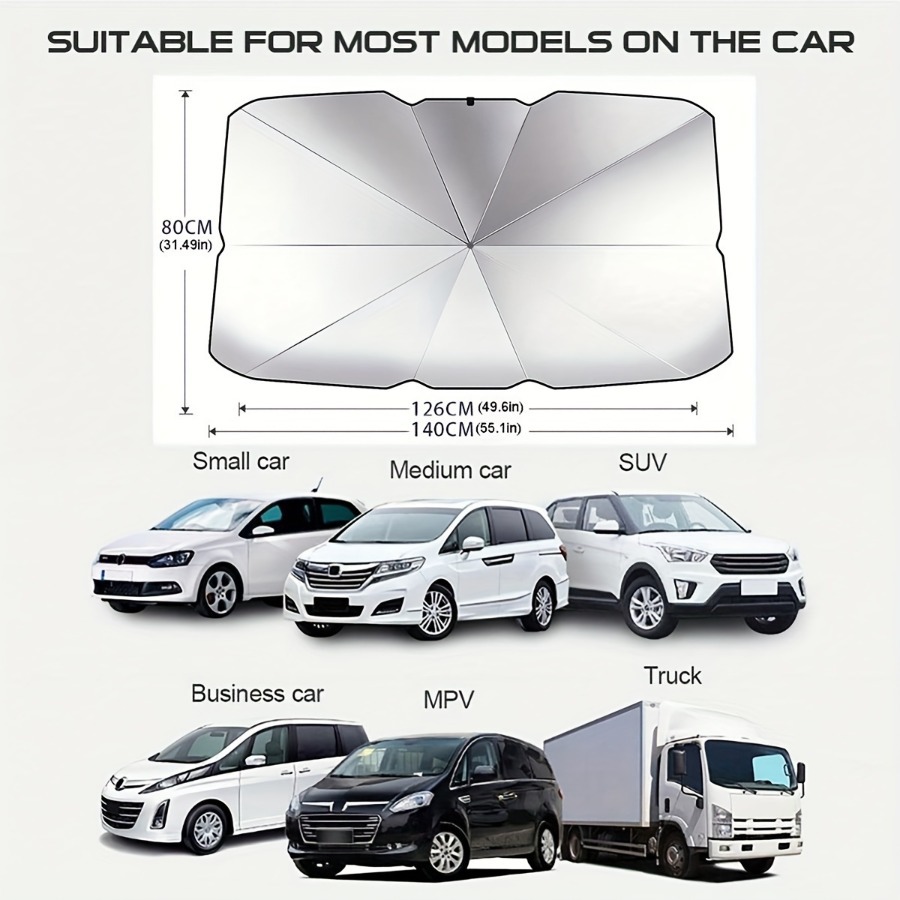Foldable Anti-UV Windshield Sunshade