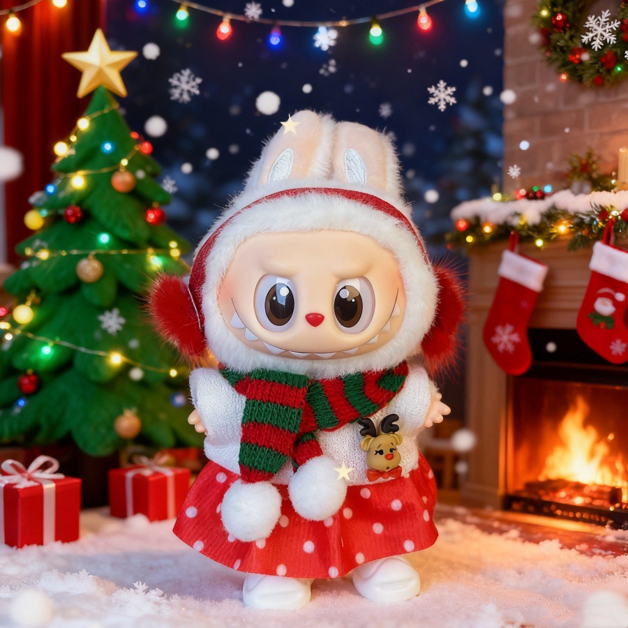  Labubu Christmas Outfit Collection