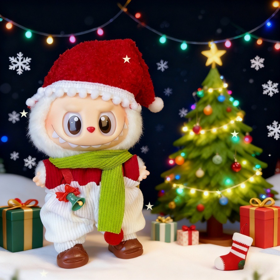  Labubu Christmas Outfit Collection