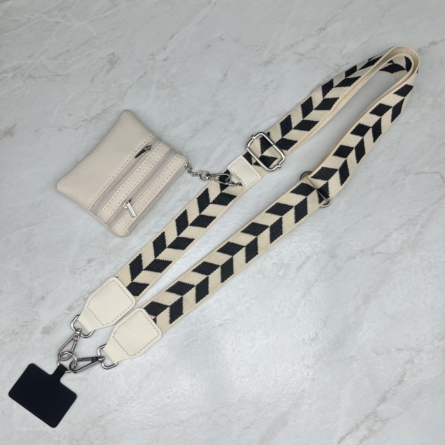 (🔥Last Day Promotion-50%OFF)💖Phone Strap with Zippered Pouch