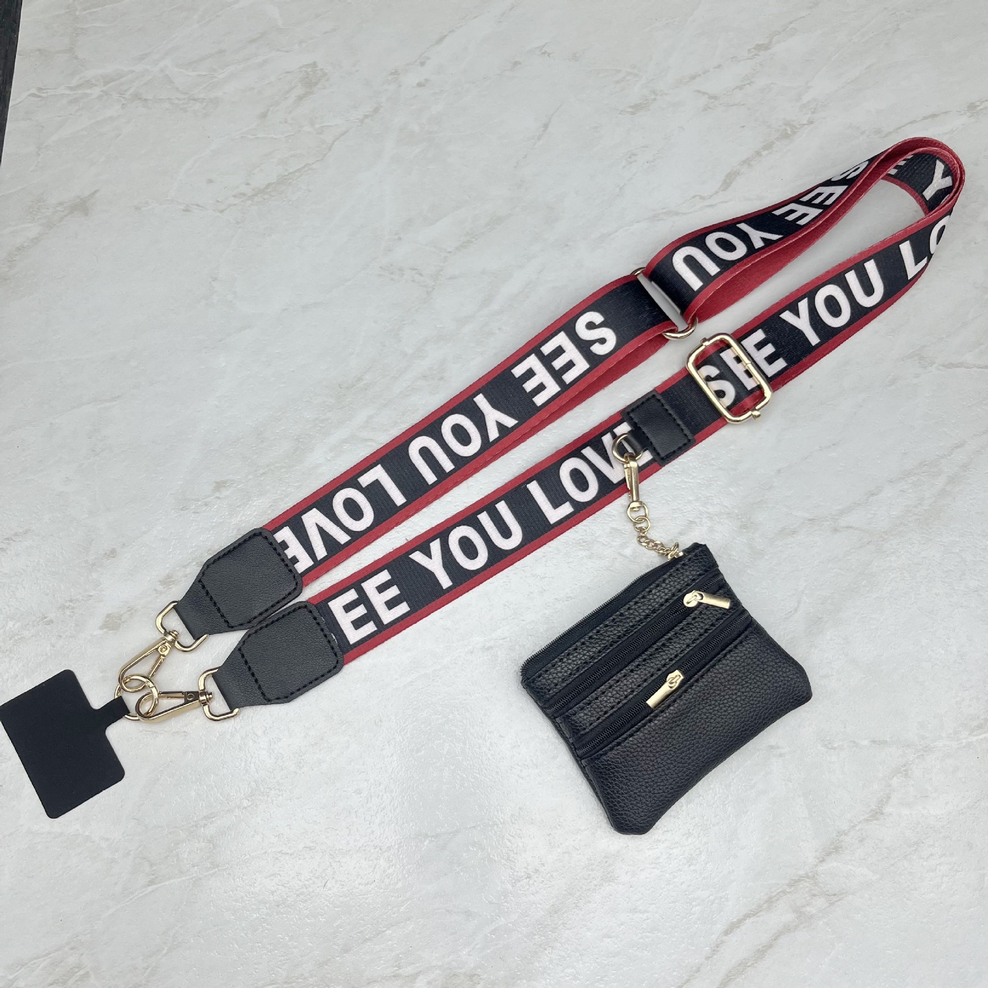 (🔥Last Day Promotion-50%OFF)💖Phone Strap with Zippered Pouch