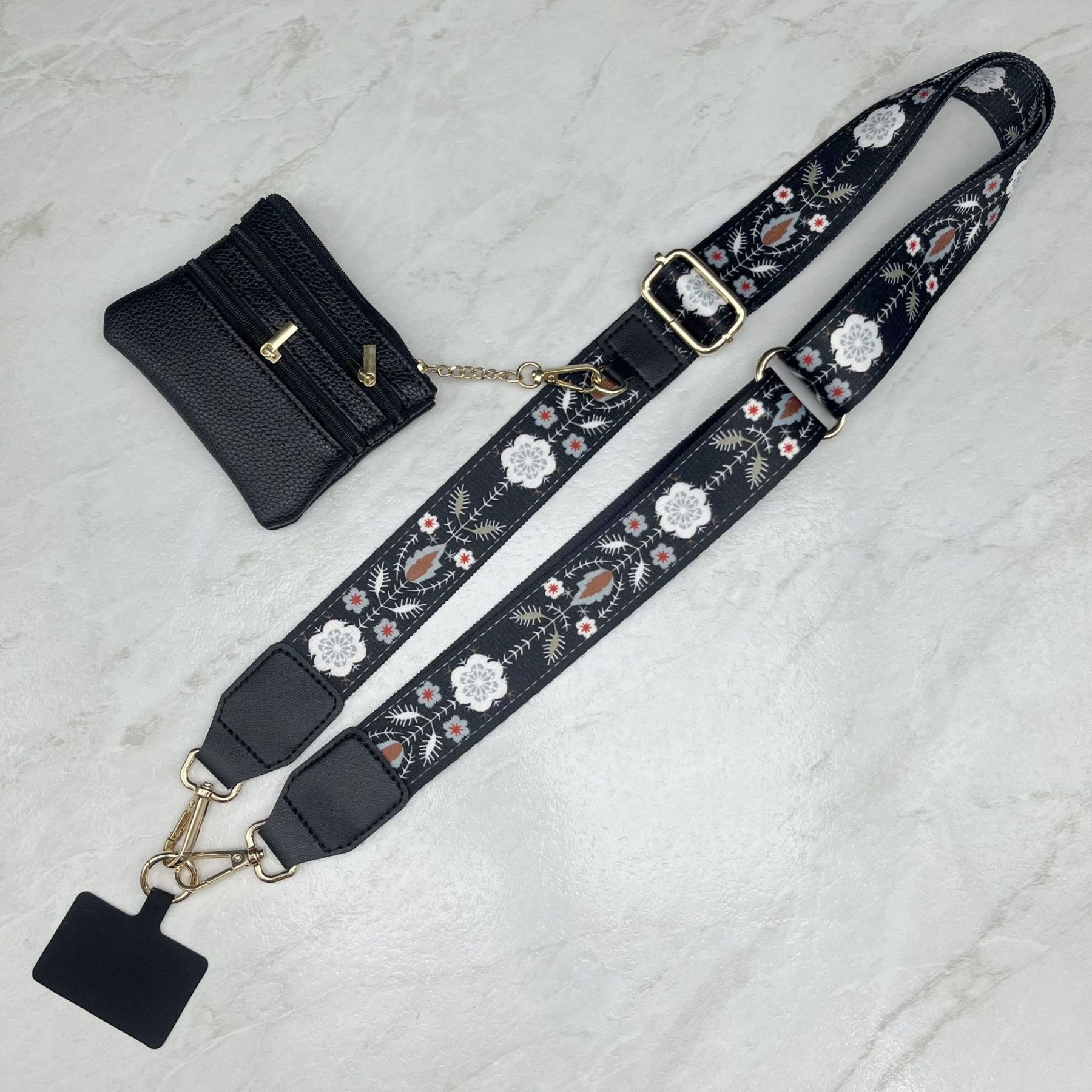 (🔥Last Day Promotion-50%OFF)💖Phone Strap with Zippered Pouch