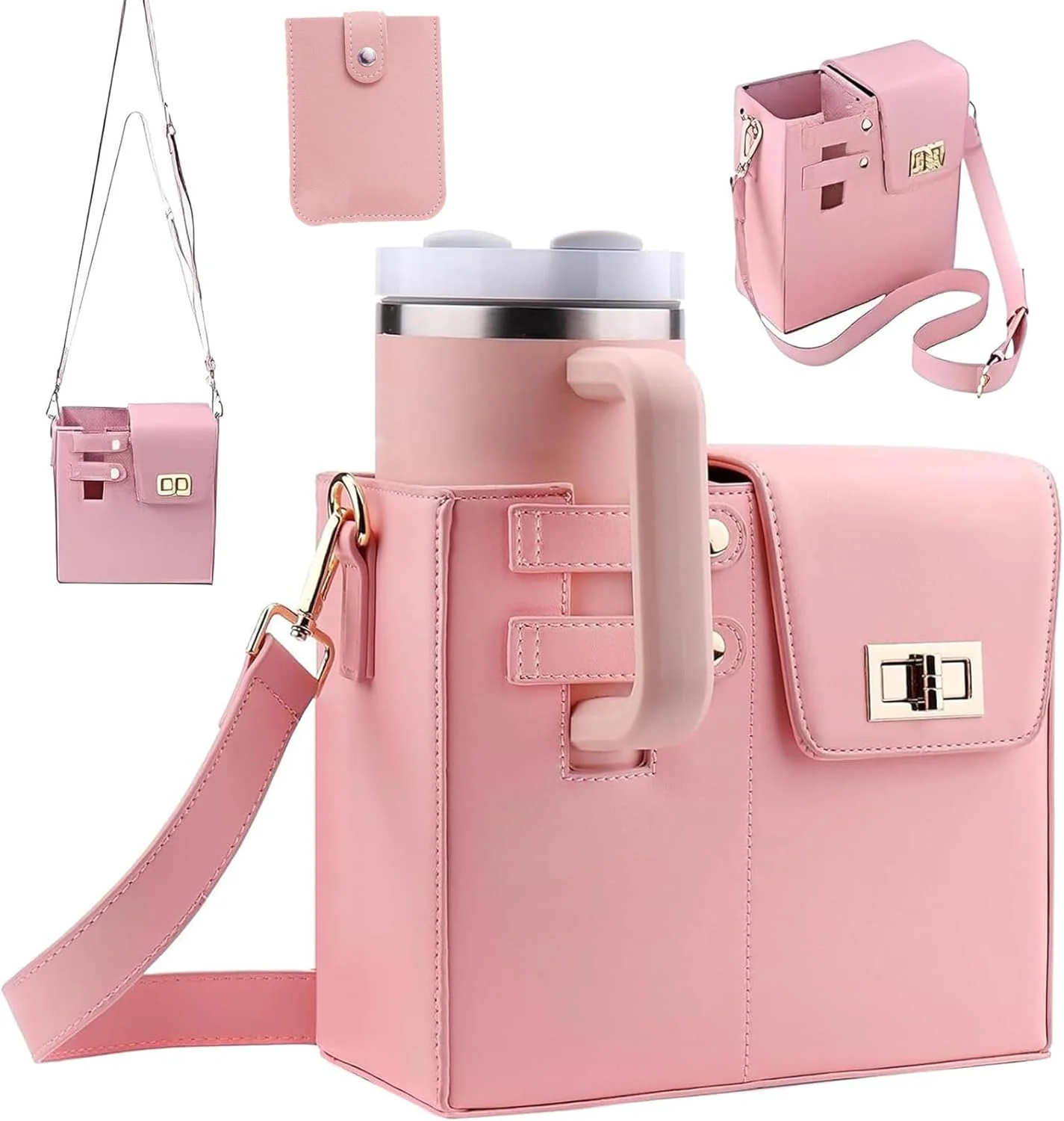 Outdoor Portable Crossbody Water Cup Storage Bag