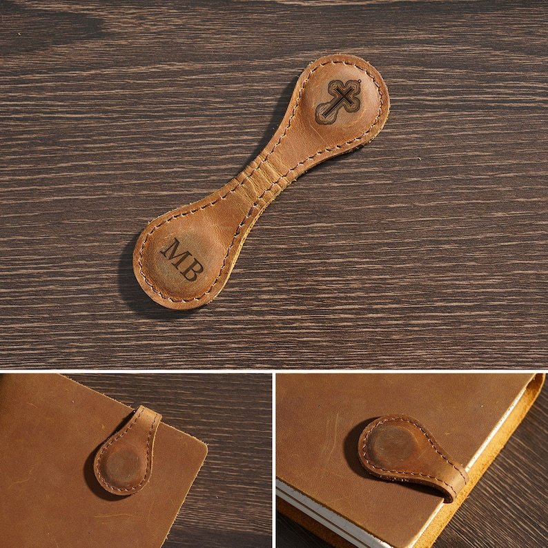 DIY-Personalized Magnetic Leather Bookmark