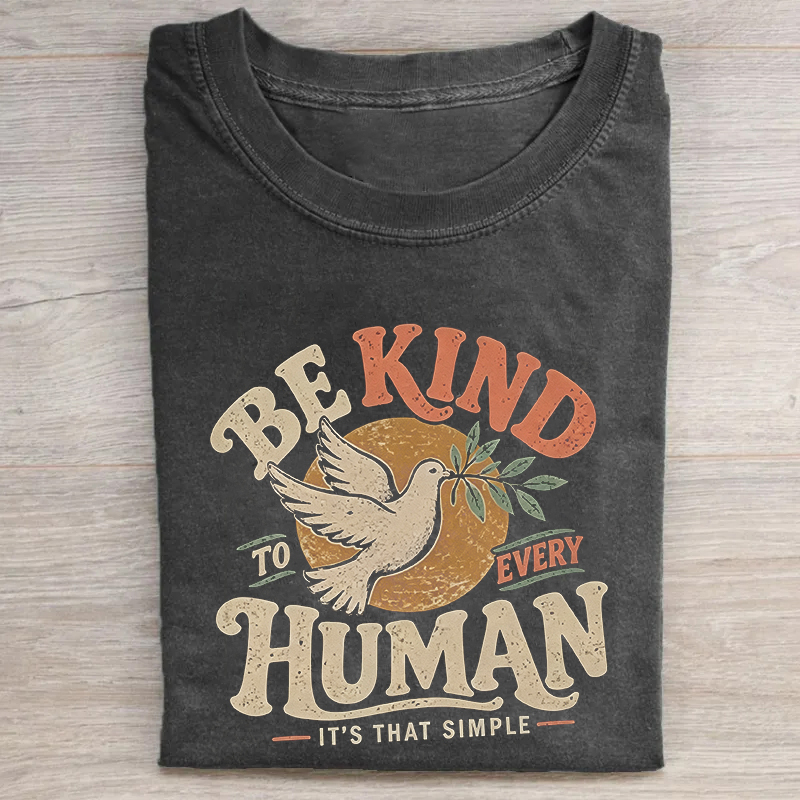 Retro Be Kind To Every Human Shirt