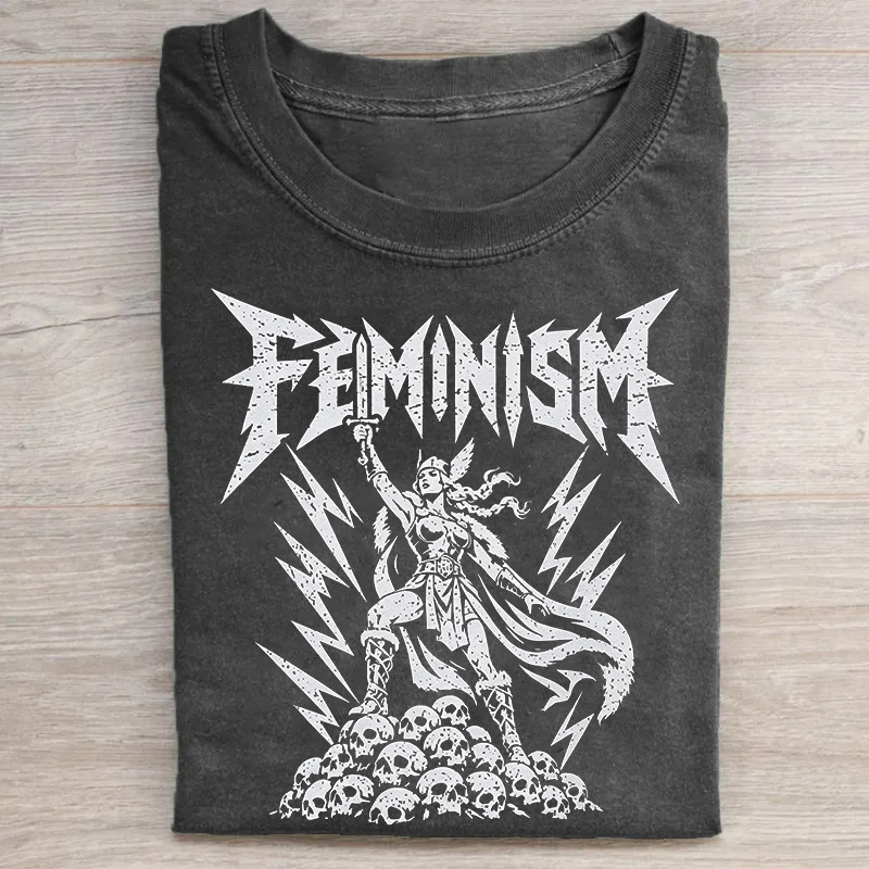 Valkyrie Feminism Graphic T-Shirt